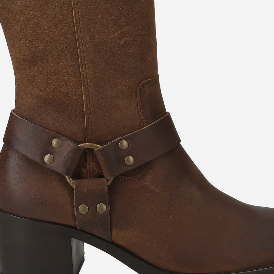 Paul Green - 8196 Toffee Leather Knee High Boot