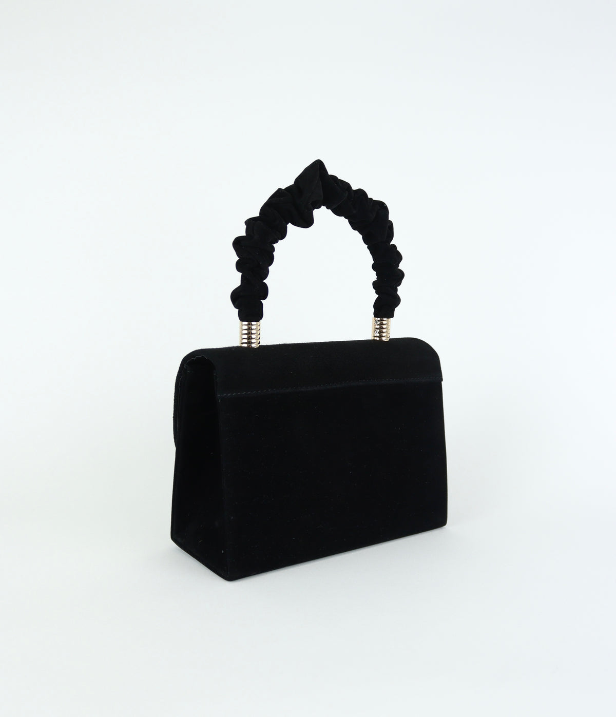 Rachels - Black Suede Clutch Bag