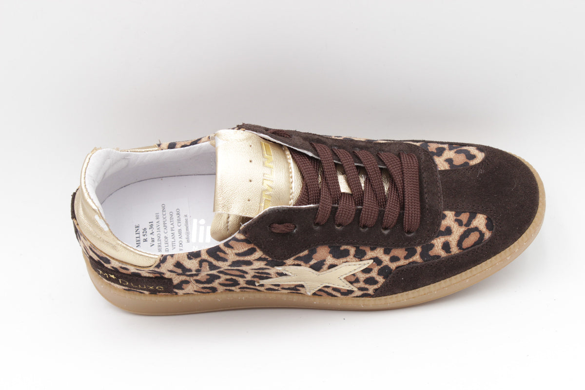 Meline - R 526 Leopard Print Trainer