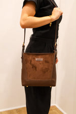 Alice Wheeler - Kensington Brown Crossbody Bag