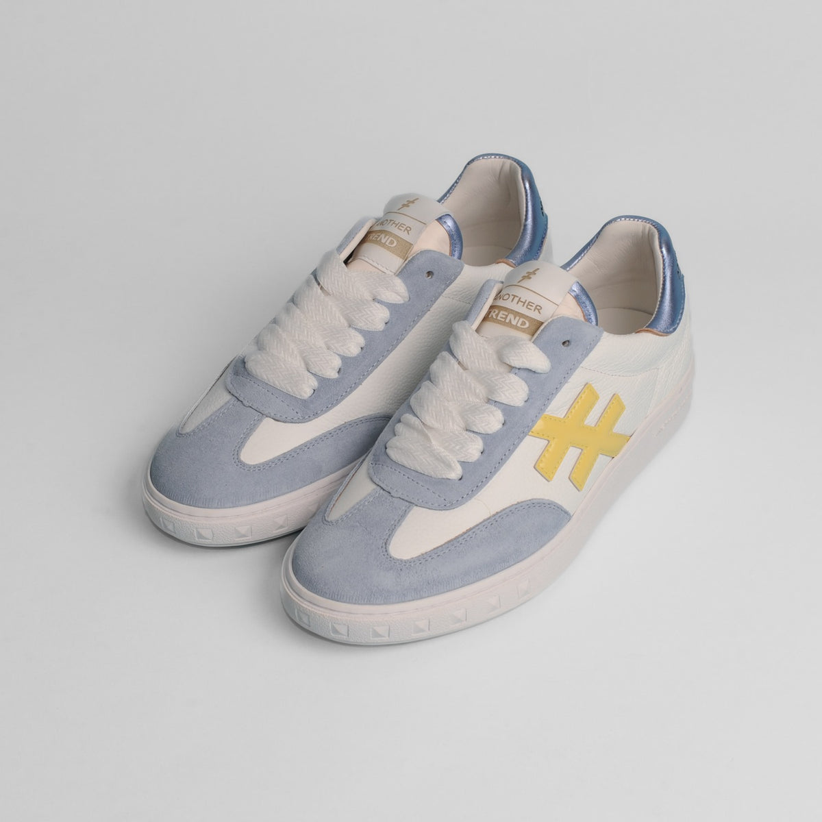 Another Trend - A038 Sky White and Blue Trainer [Back Soon]