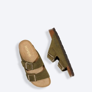 Rohde - 5590 Khaki Double Buckle Mule