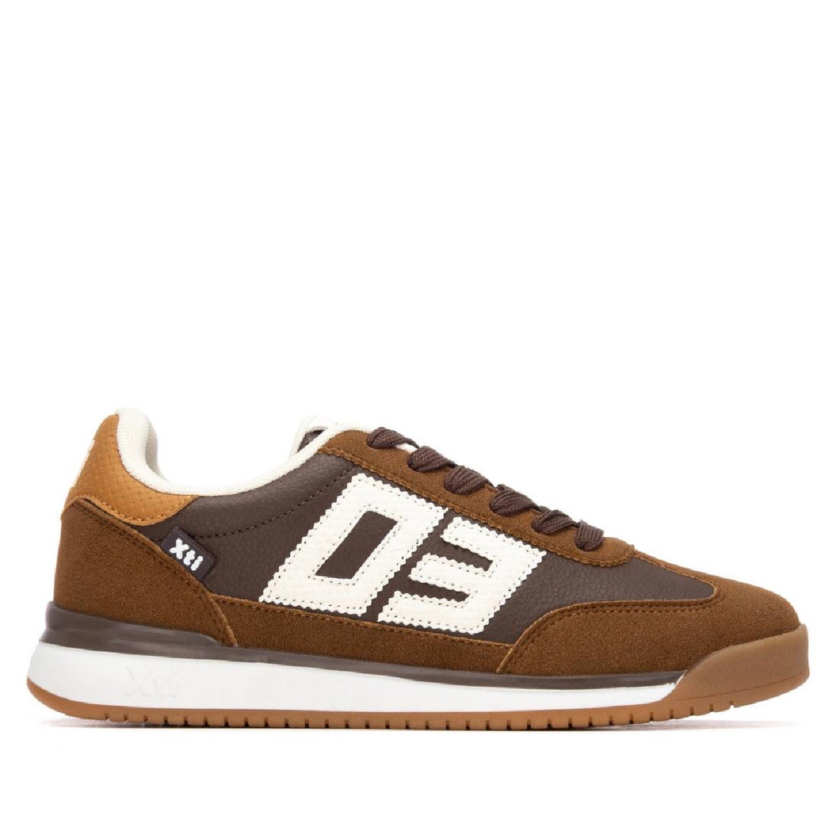 XTI - 140518 Brown Retro Trainer