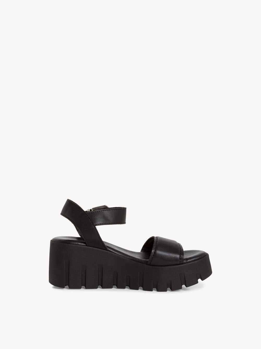 Tamaris - 28712 Black Wedge Sandal