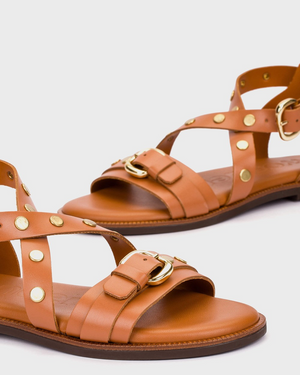 Wonders - AB-1642 Tan Gladiator Sandal