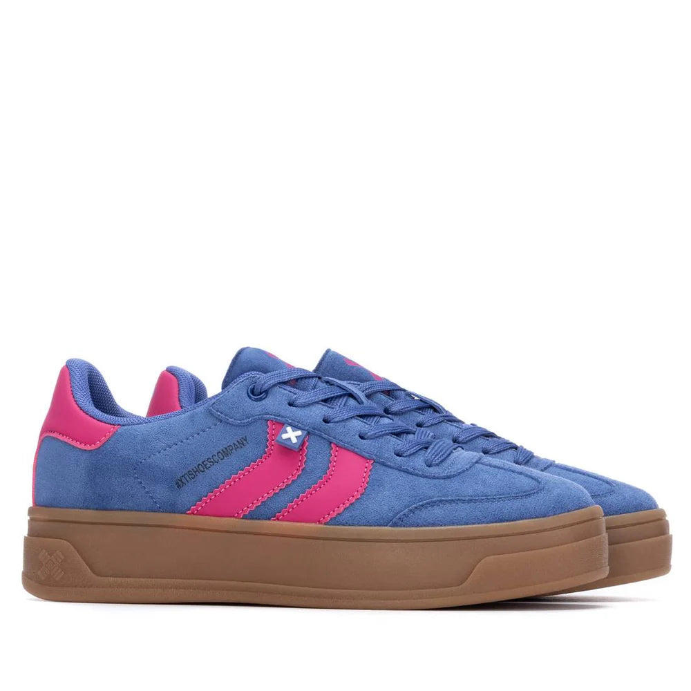Xti - 144586 Blue and Pink Platform Trainer