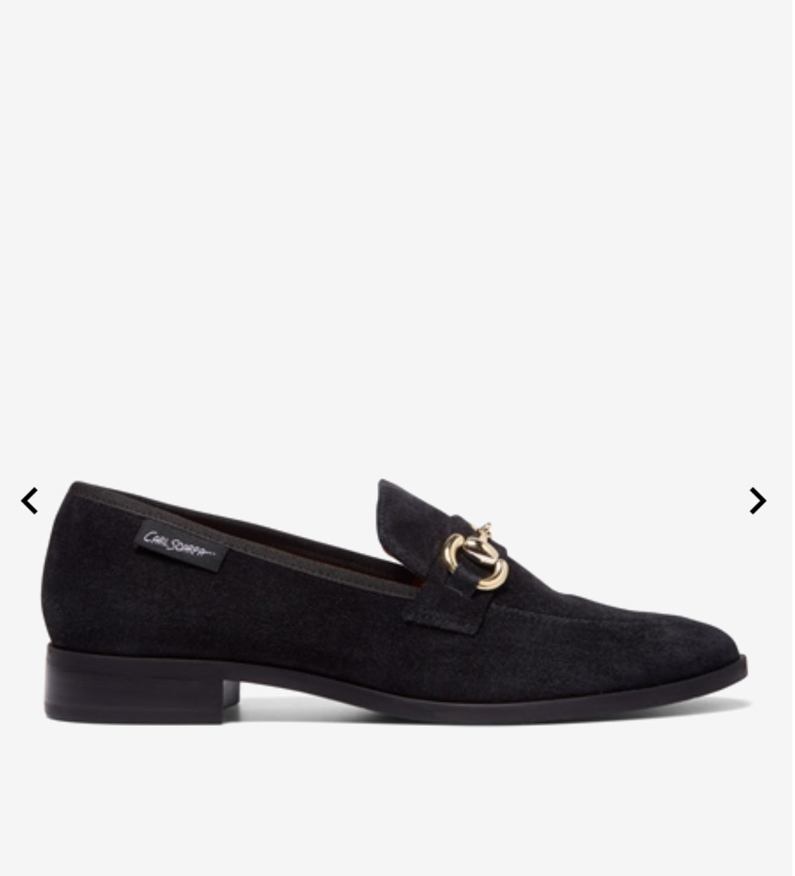 Carl Scarpa - Sorenne Black Suede Loafer