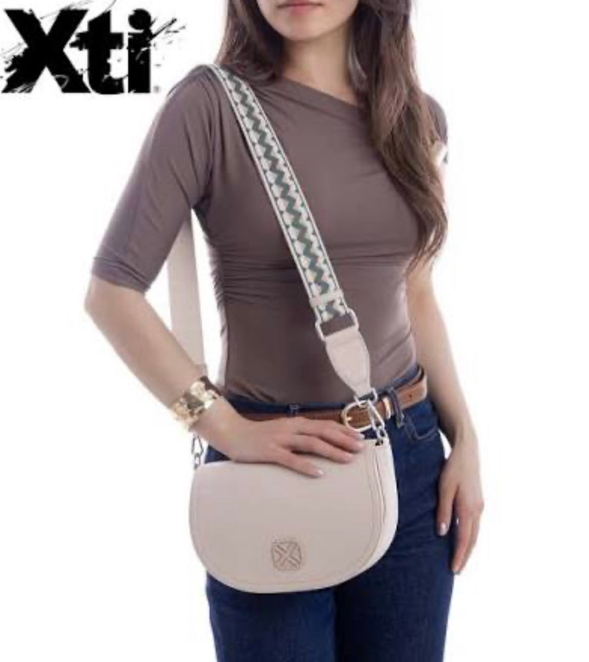Xti - 184553 Beige Crossbody Bag