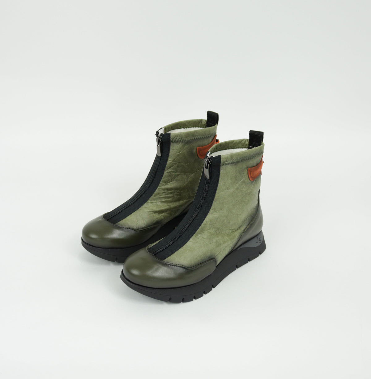 Jose Saenz - 2269 Khaki Zip Sock Boot