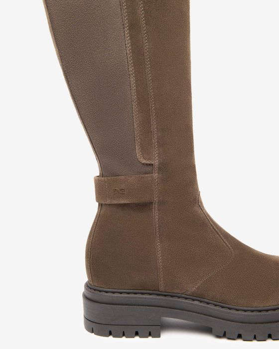 NeroGiardini - 1514843D Brown Elastic Knee High