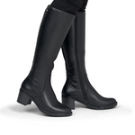 Remonte - D2A78 Black Stretch Knee Boot