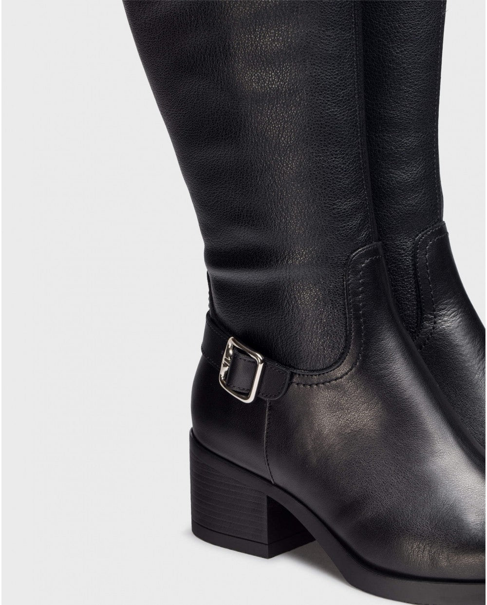 Wonders - G-6242 Black Knee High Boot