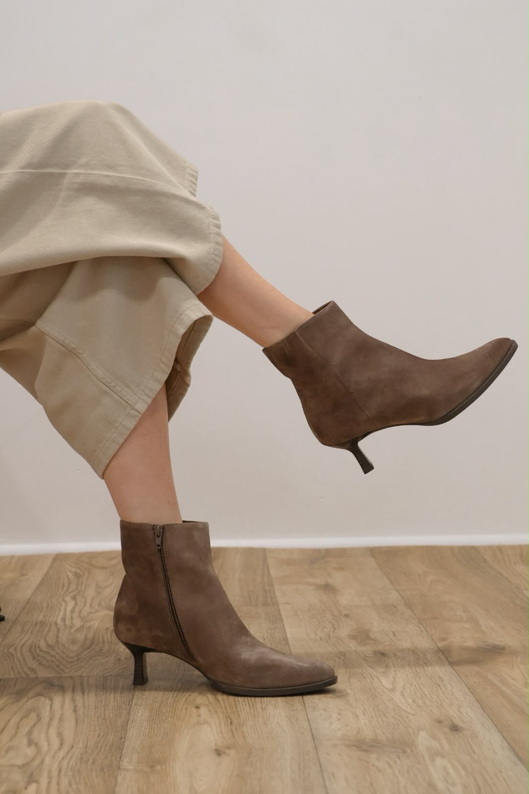 Unisa - Lomas Taupe Suede Ankle Boot