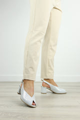 Rachels - S7372 Silver Shimmer Slingback