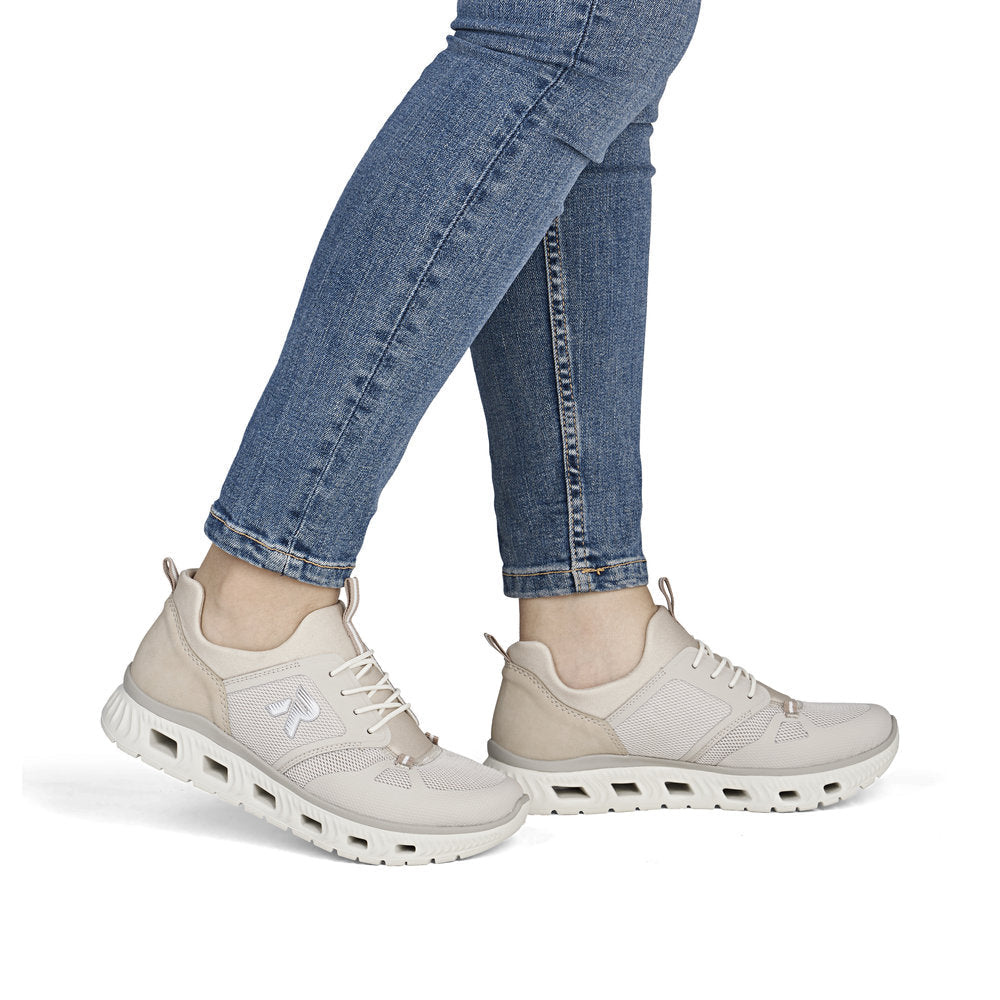 Rieker - M6078 Beige Slip-On Trainer