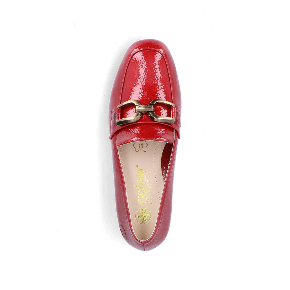 Rieker - 45052 Red Patent Loafer