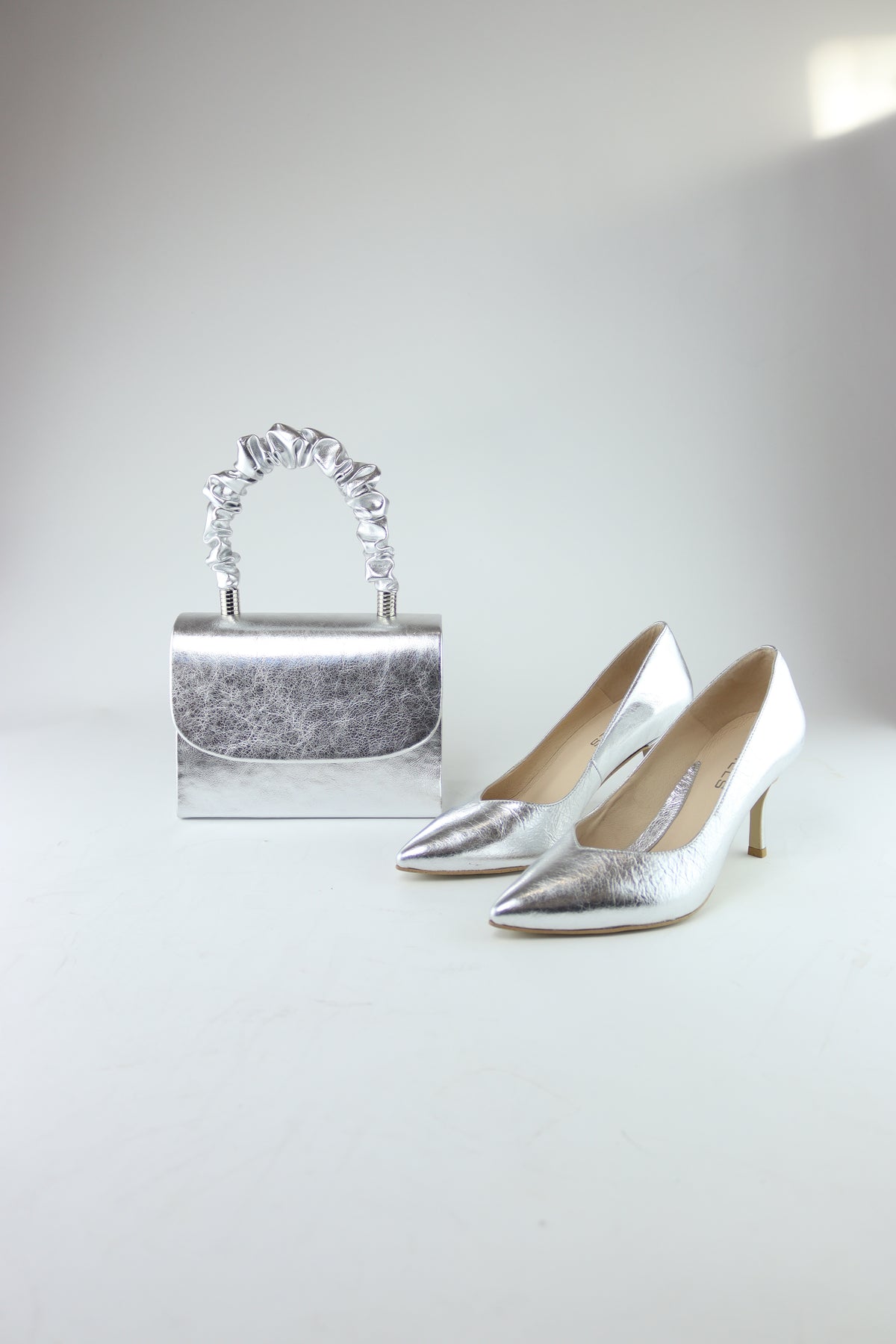 Rachels - Silver Clutch Bag