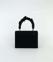 Rachels - Black Suede Clutch Bag