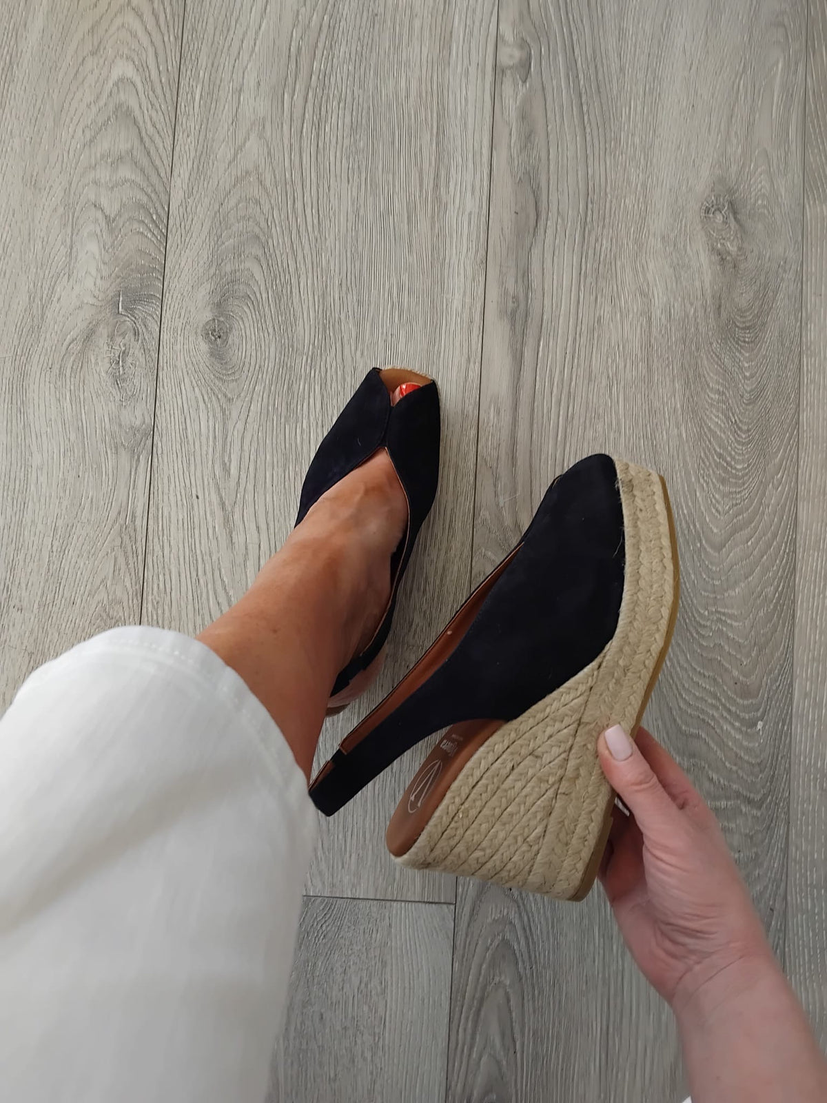 Viguera - 2128 Navy Wedge Sandal