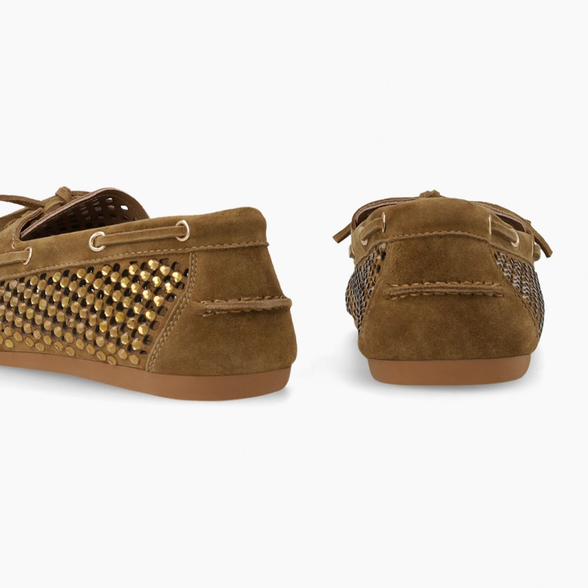 Lodi - A-EMI Camel Boat Shoe