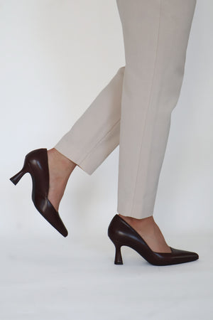 Lodi - Genius Brown Court Shoe