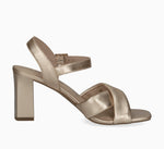 Caprice - 28311 Gold Leather Sandal