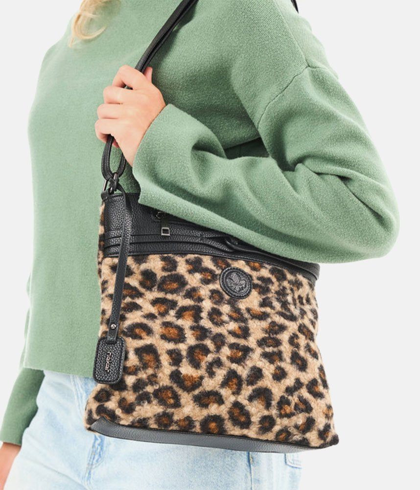 Rieker - H1010 Leopard Crossbody