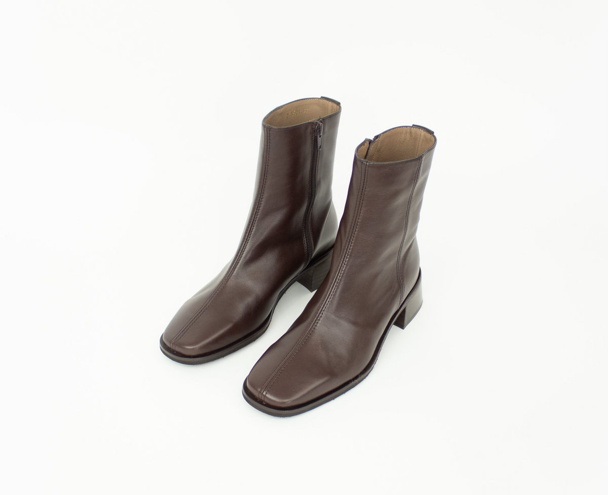Wonders - D-1601 Chestnut Leather Ankle Boot