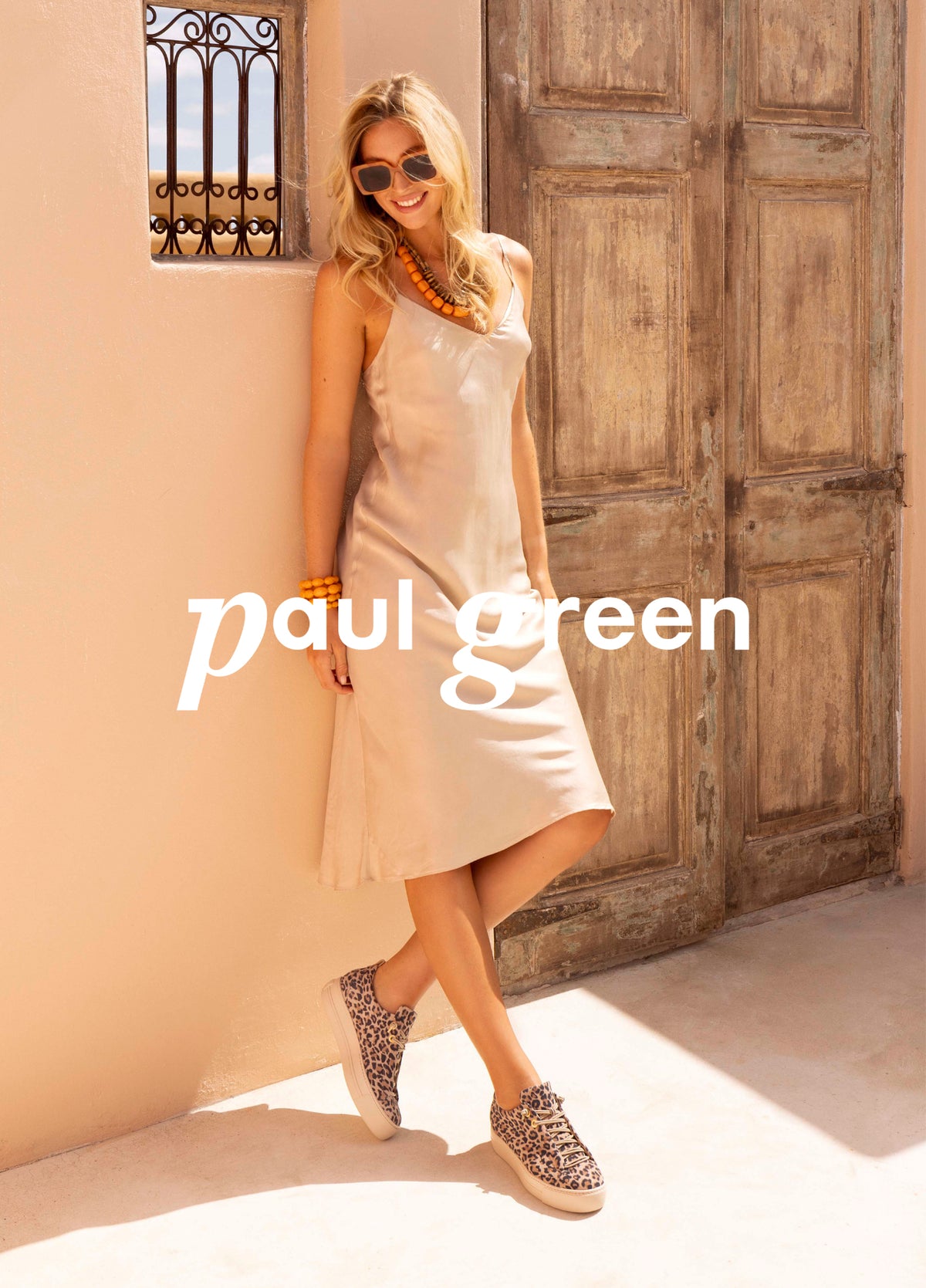 Paul Green - 5317 Leopard Slip On Trainer