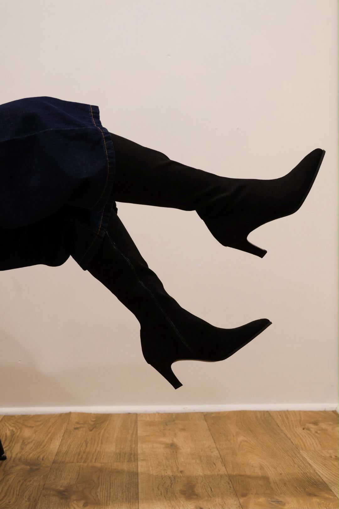 Lodi - A-Osiris Black Sock Knee High Boot