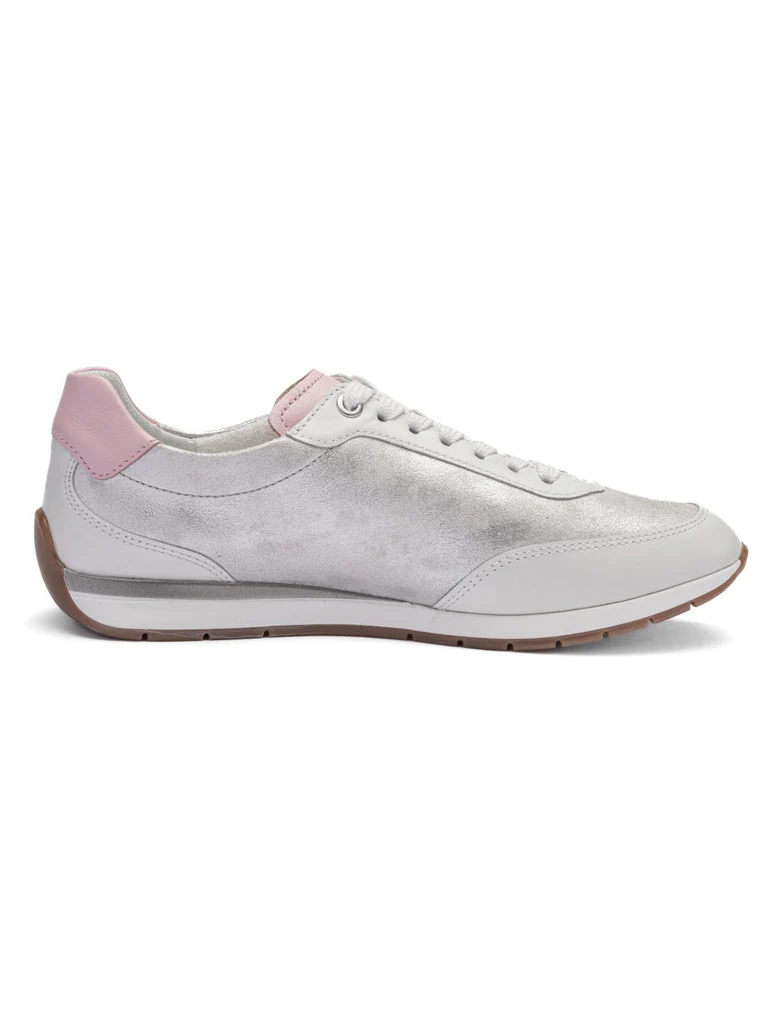 Ara - 50904 Silver & Pink Trainer