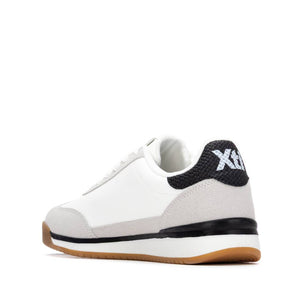 XTI - 140518 White & Grey Retro Trainer