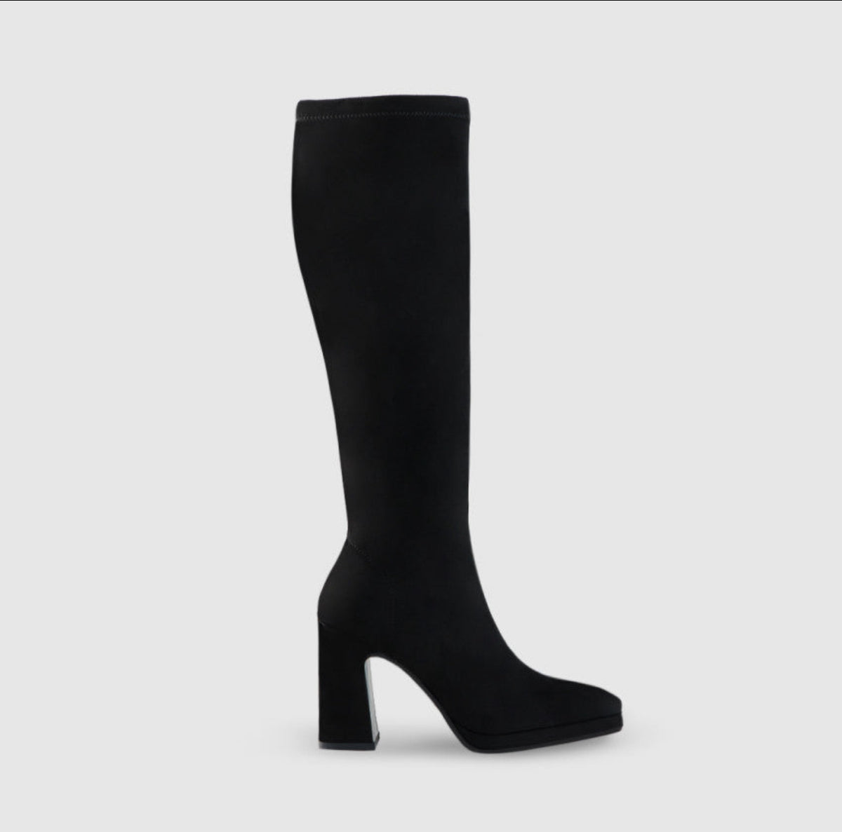 Lodi - Limbo Black Platform Knee High Boot