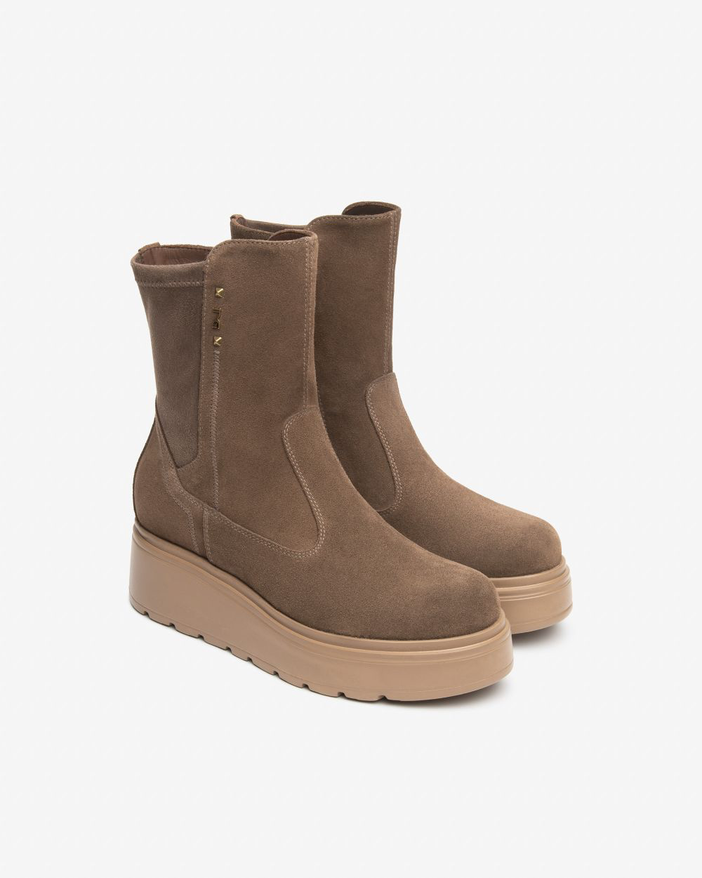 Nerogiardini - I61811D Brown Suede Platform Boot