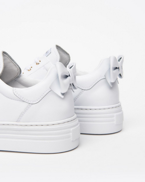 NeroGiardini - E506521D White Bow Trainer