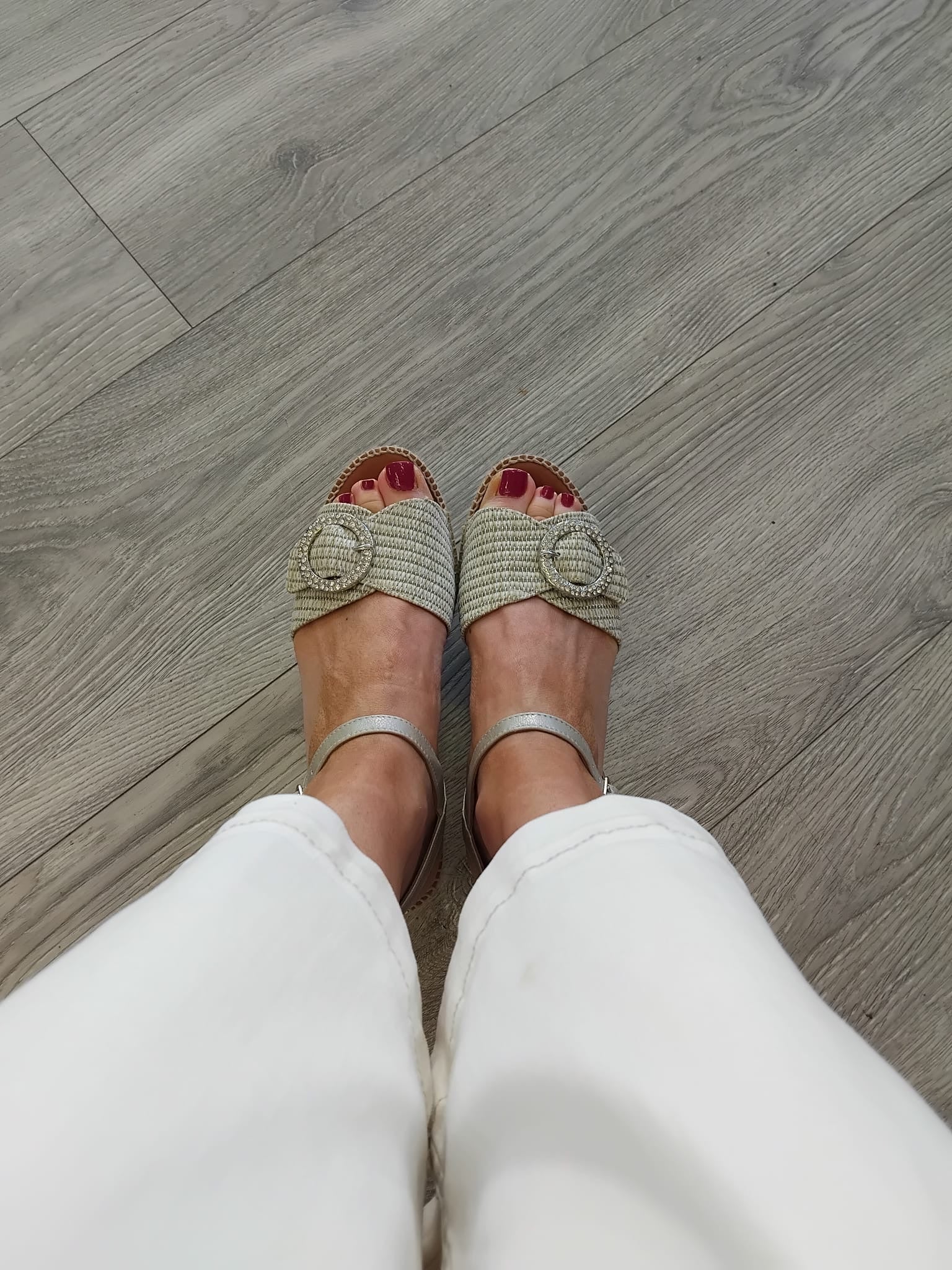 Viguera - 2309 Metallic Buckle Espadrille