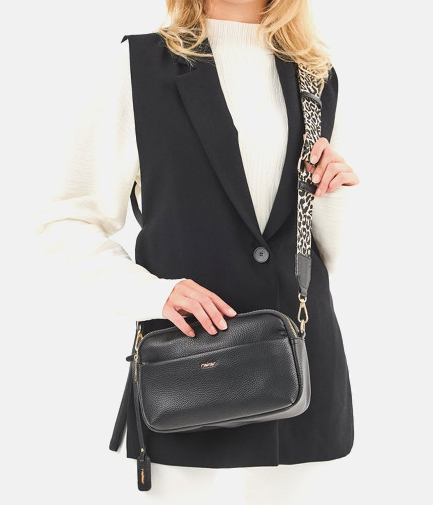 Rieker - H1029 Black Camera Bag