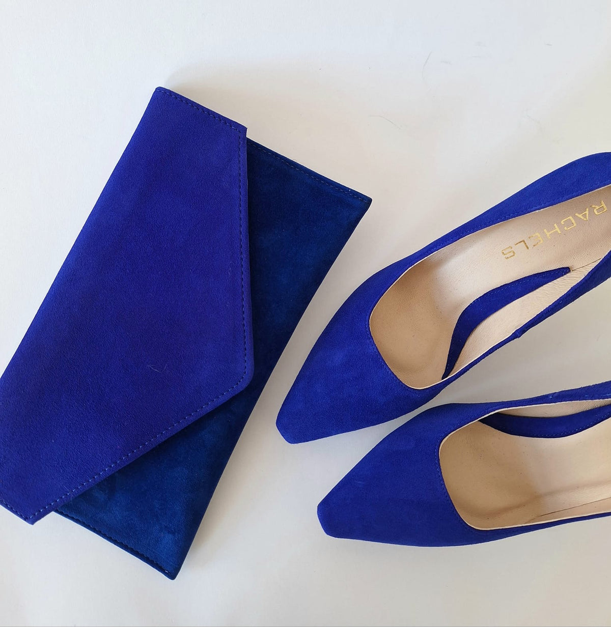 Rachels - Cobalt Blue Suede Court Shoe