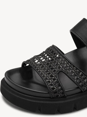 Tamaris - 27422 Black Weave Slide