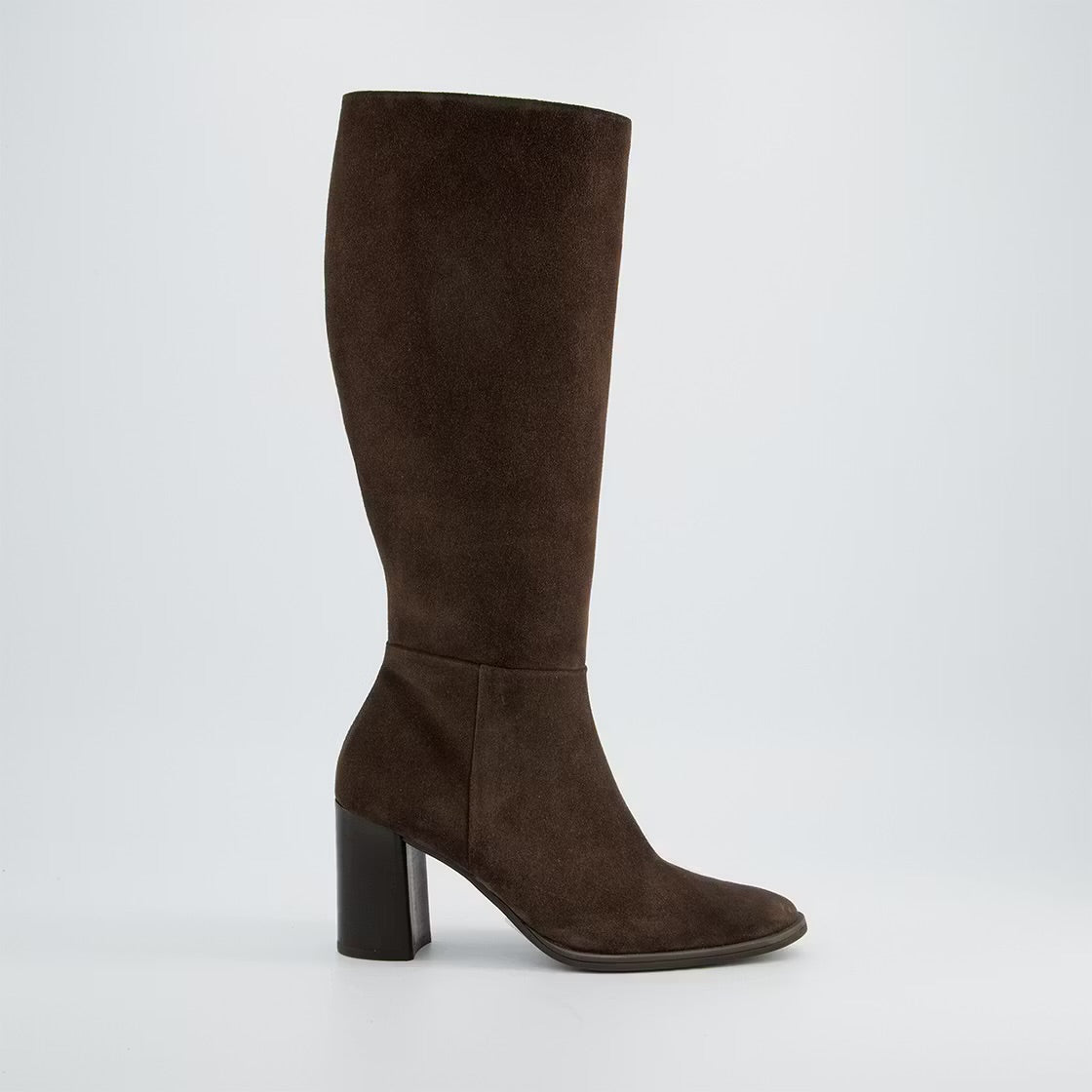 Paul Green - 8145 Brown Suede Knee High Boot