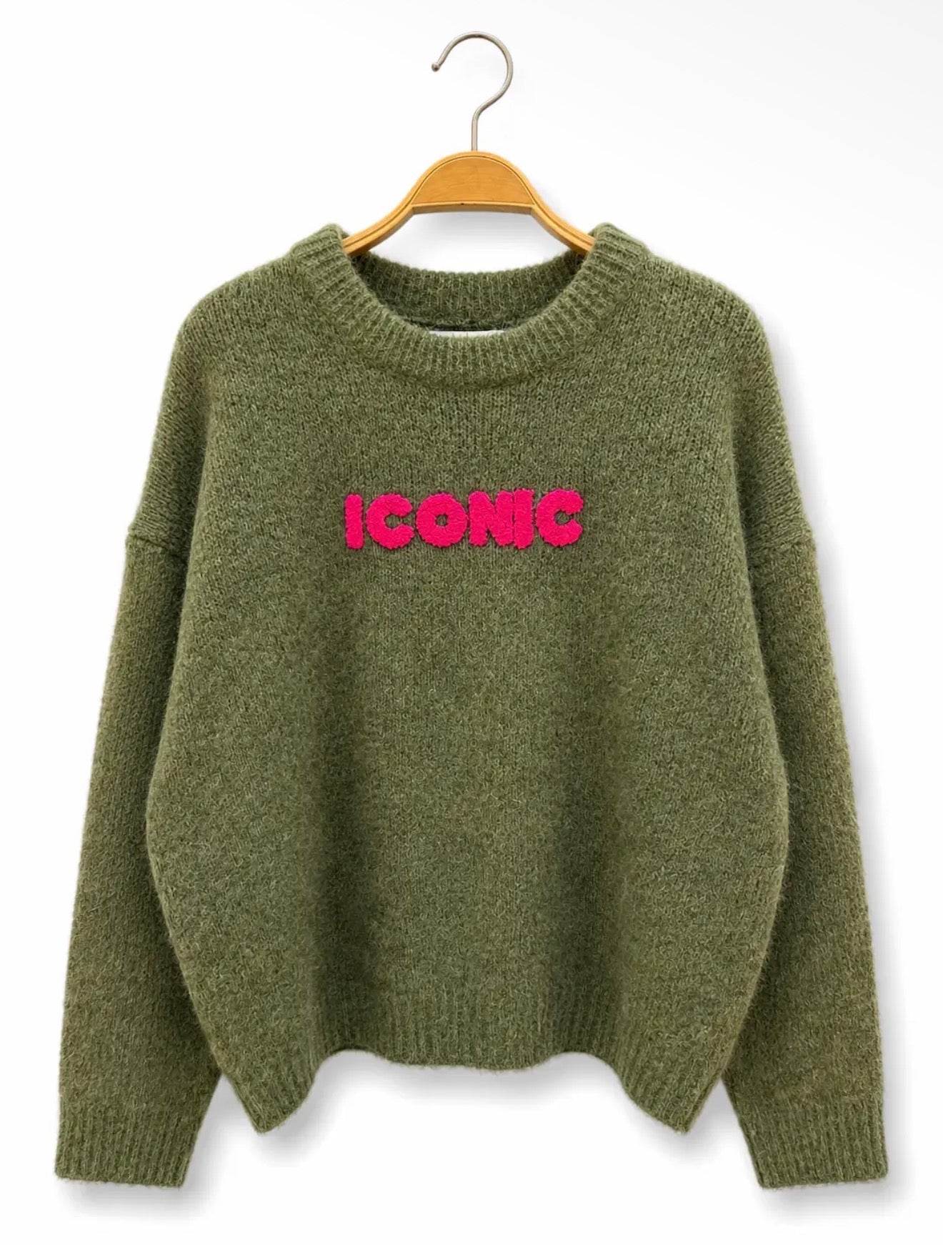 Anna - Green Iconic Jumper