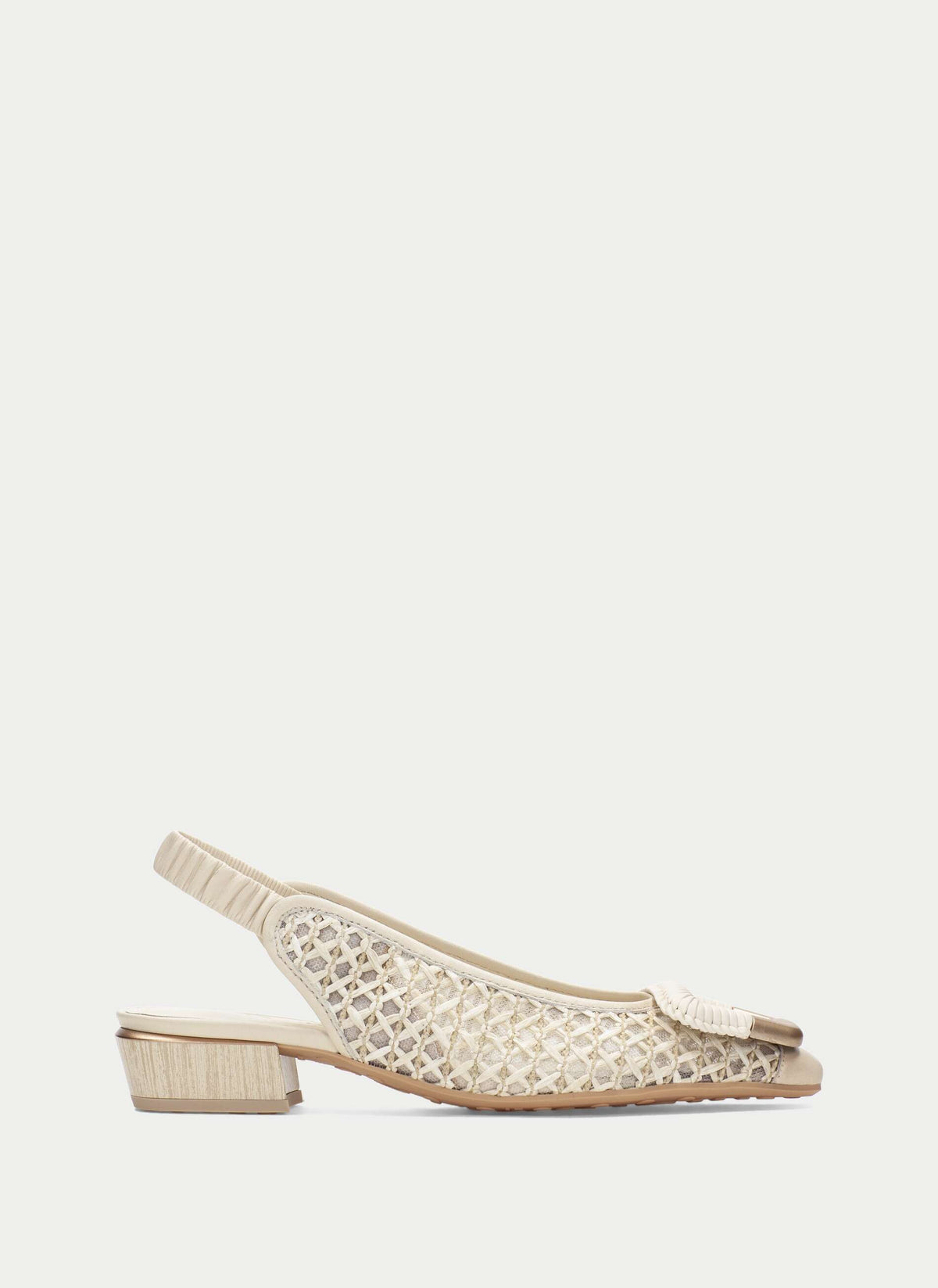 Hispanitas - 264658 Cream Buckle Slingback