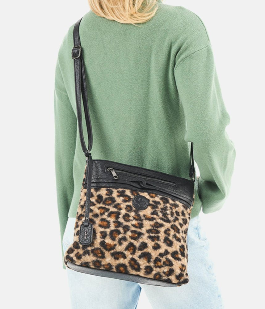 Rieker - H1010 Leopard Crossbody