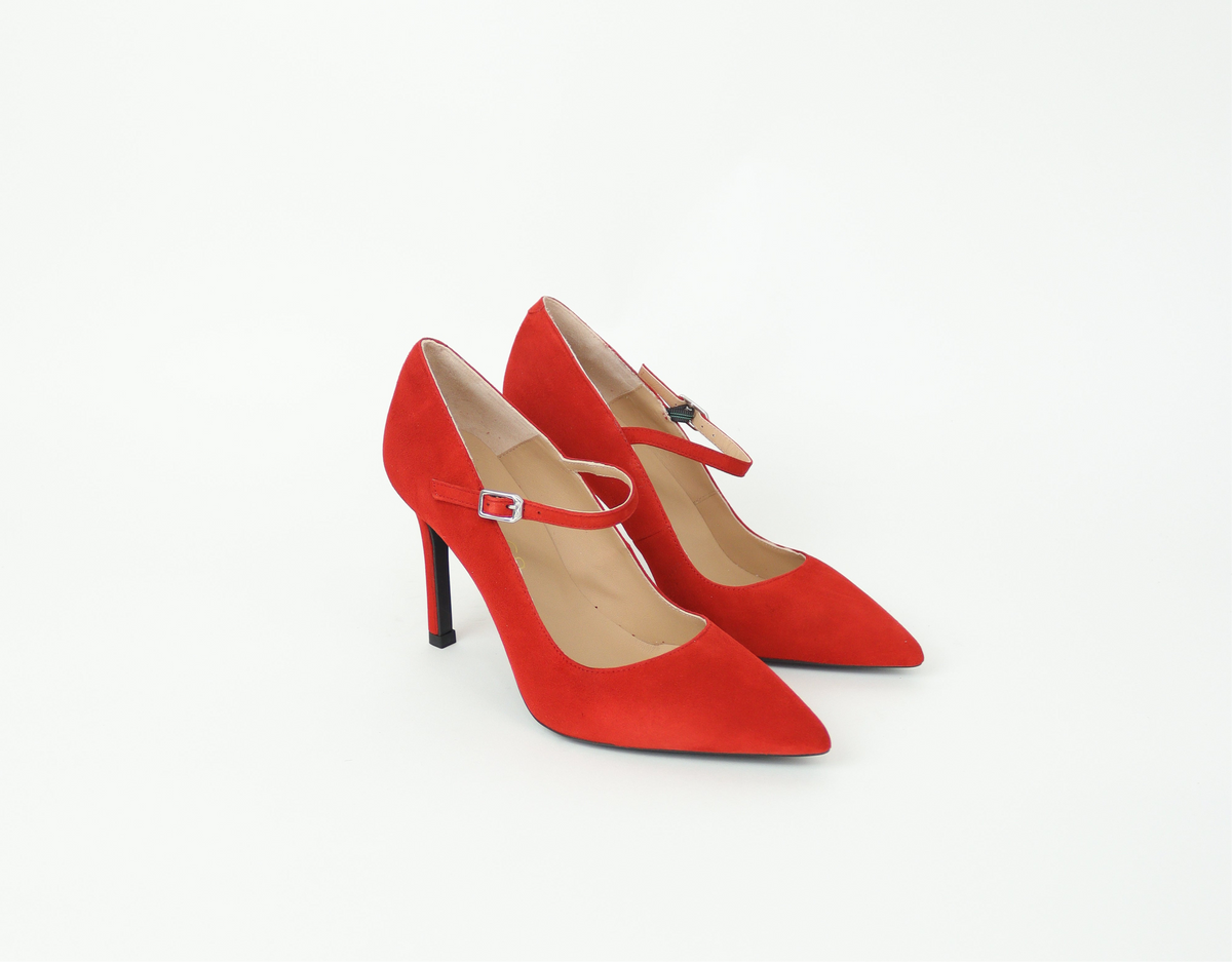 Unisa - Tuchel Red Suede Shoe