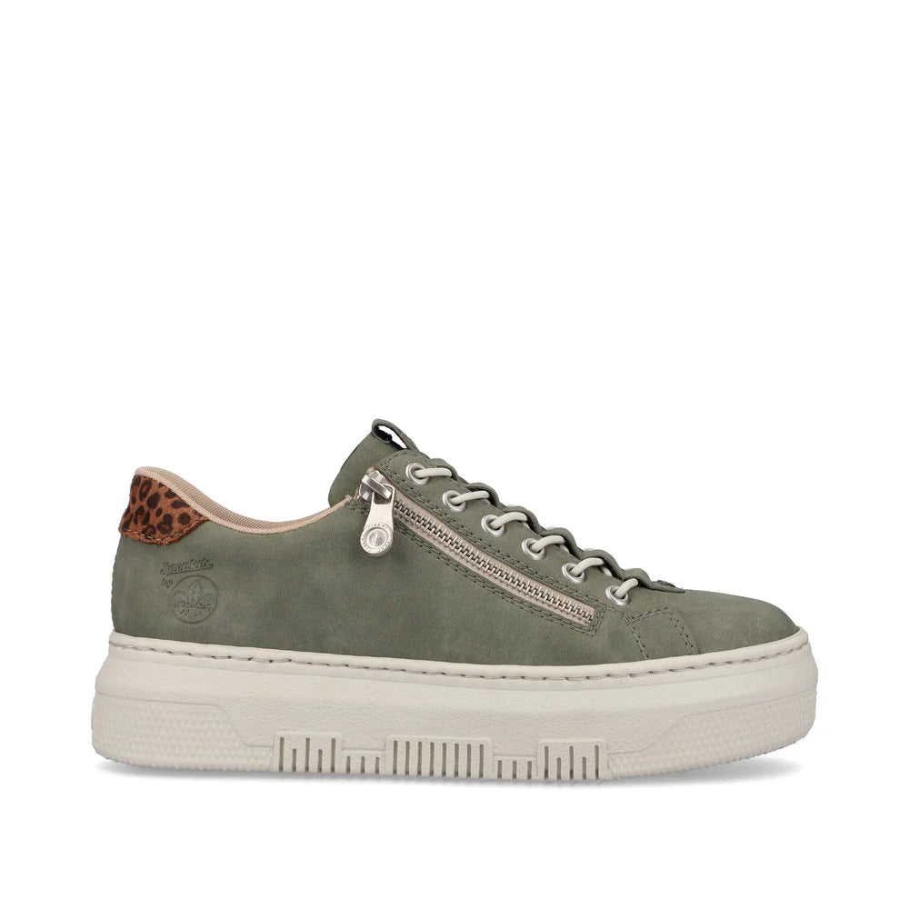 Rieker - M1952 Khaki Elastic Trainer