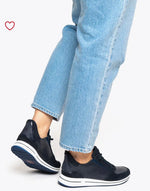 Ara - Osaka 24833 Navy Slip On Trainer