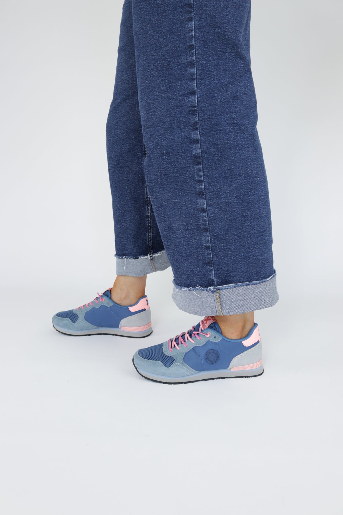 XTI - 144164 Blue Slip on Trainer