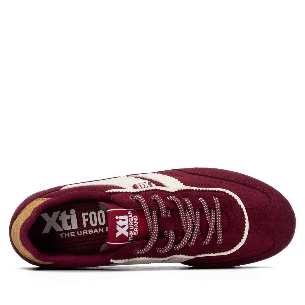 Xti - 146118 Burgundy/Cream Trainer