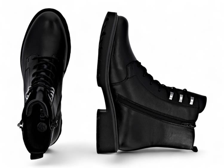 Remonte - D8656 Black Biker Boot