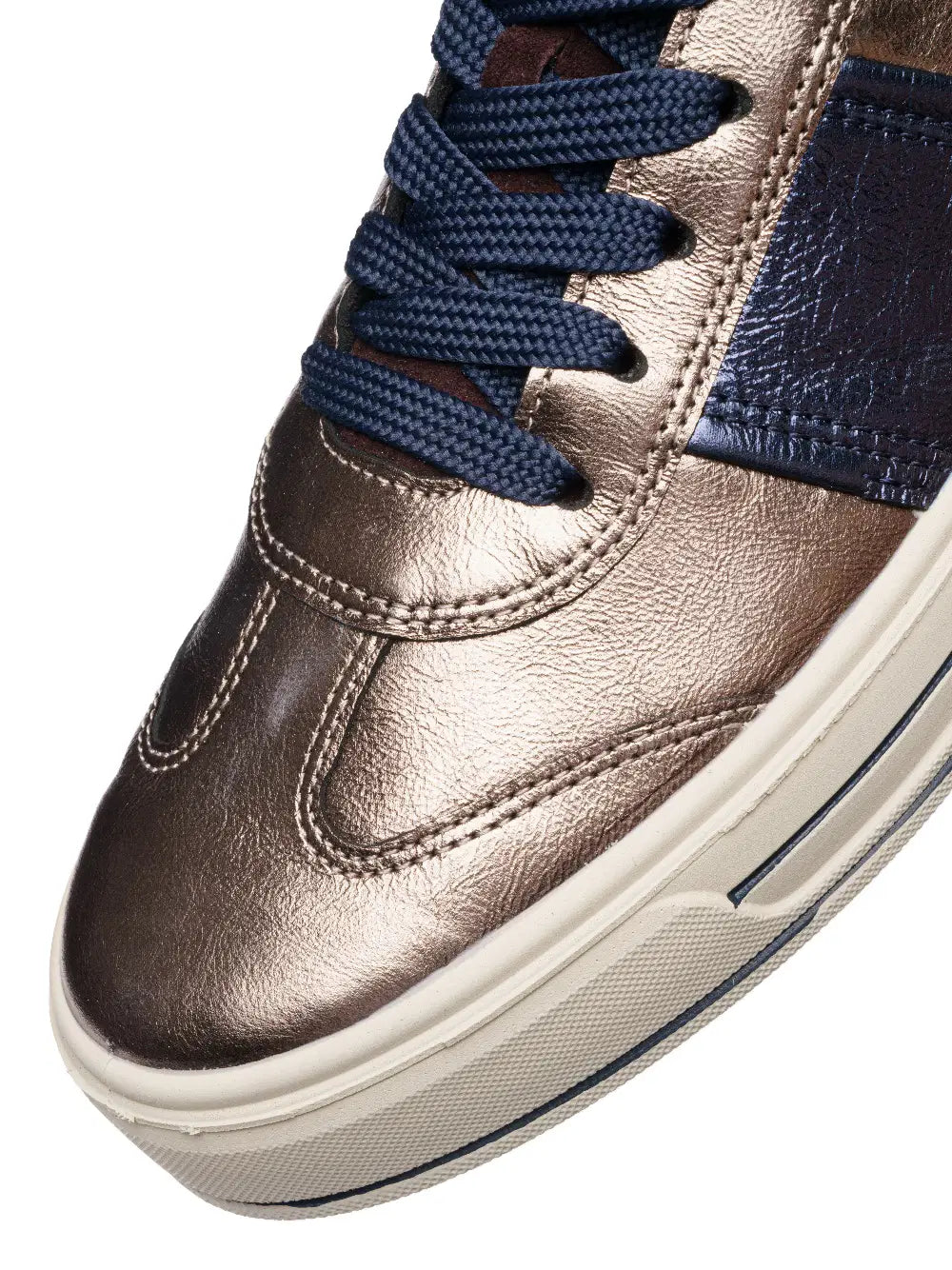 Ara - 23012 Metallic and Blue Trainer